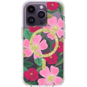 Rifle Paper Co. iPhone 14 Pro Phone Case, Rose Garden, MagSafe