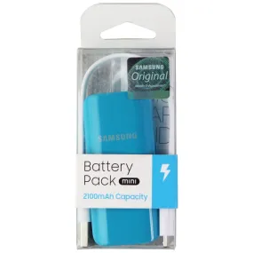 Samsung 2,100mAh Battery Pack mini Portable USB Charger - Blue (EB-PJ200BLEGUS)