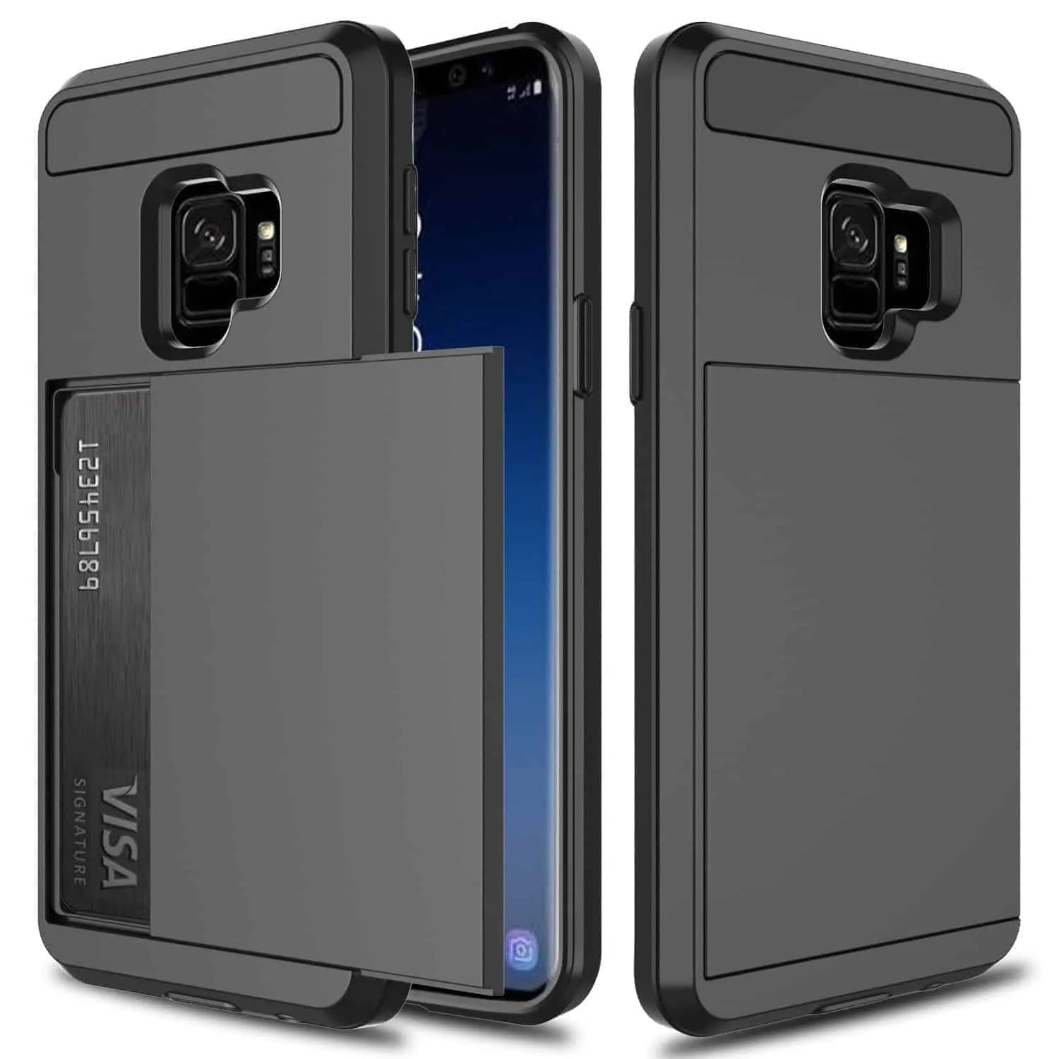 Samsung Galaxy S9 Credit Card Case Black