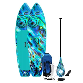 Sandbanks Style Ultimate Paua 10'6'' iSUP Paddleboard (Package Deal)