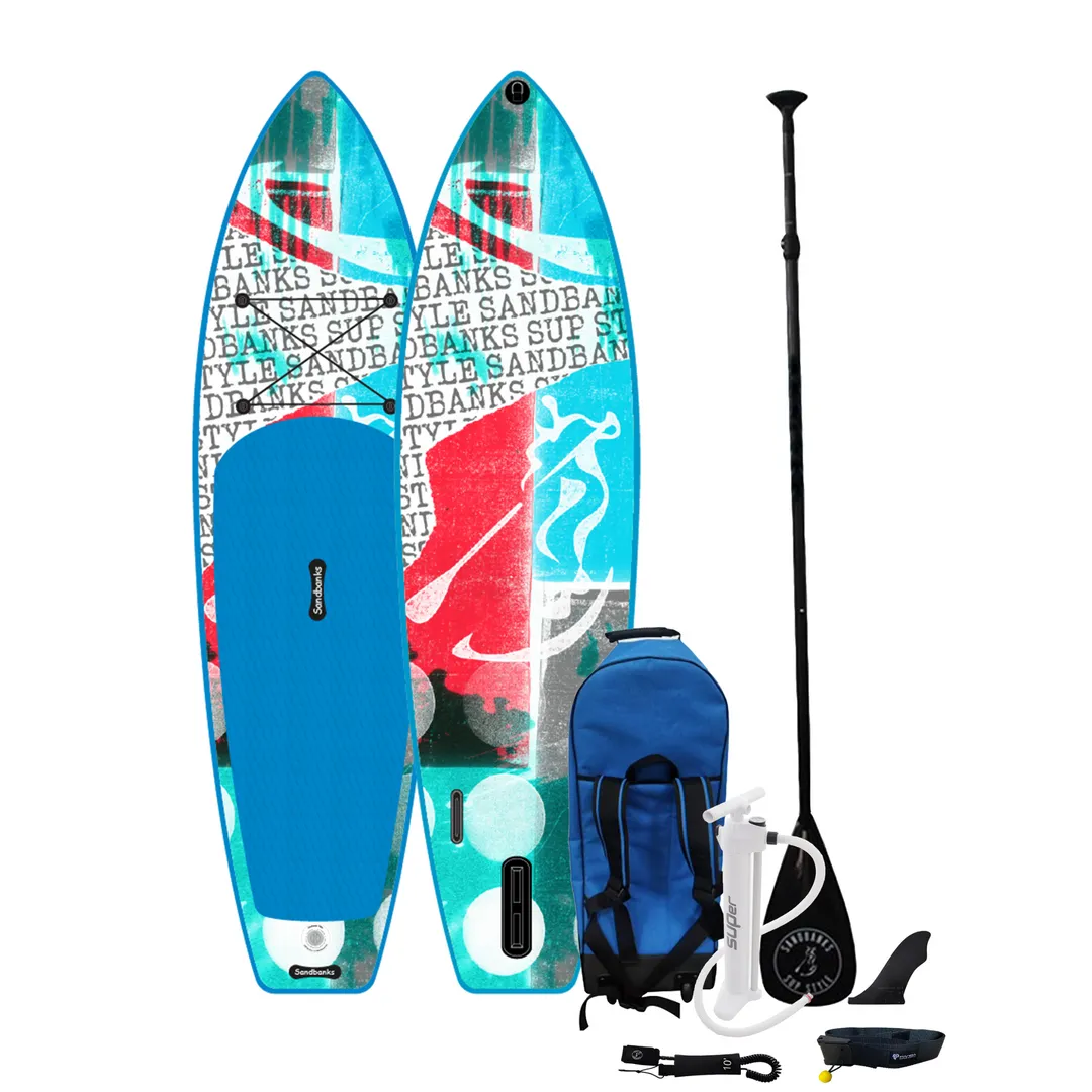 Sandbanks Style Ultimate Reef 10'6'' iSUP Paddleboard (Package Deal)