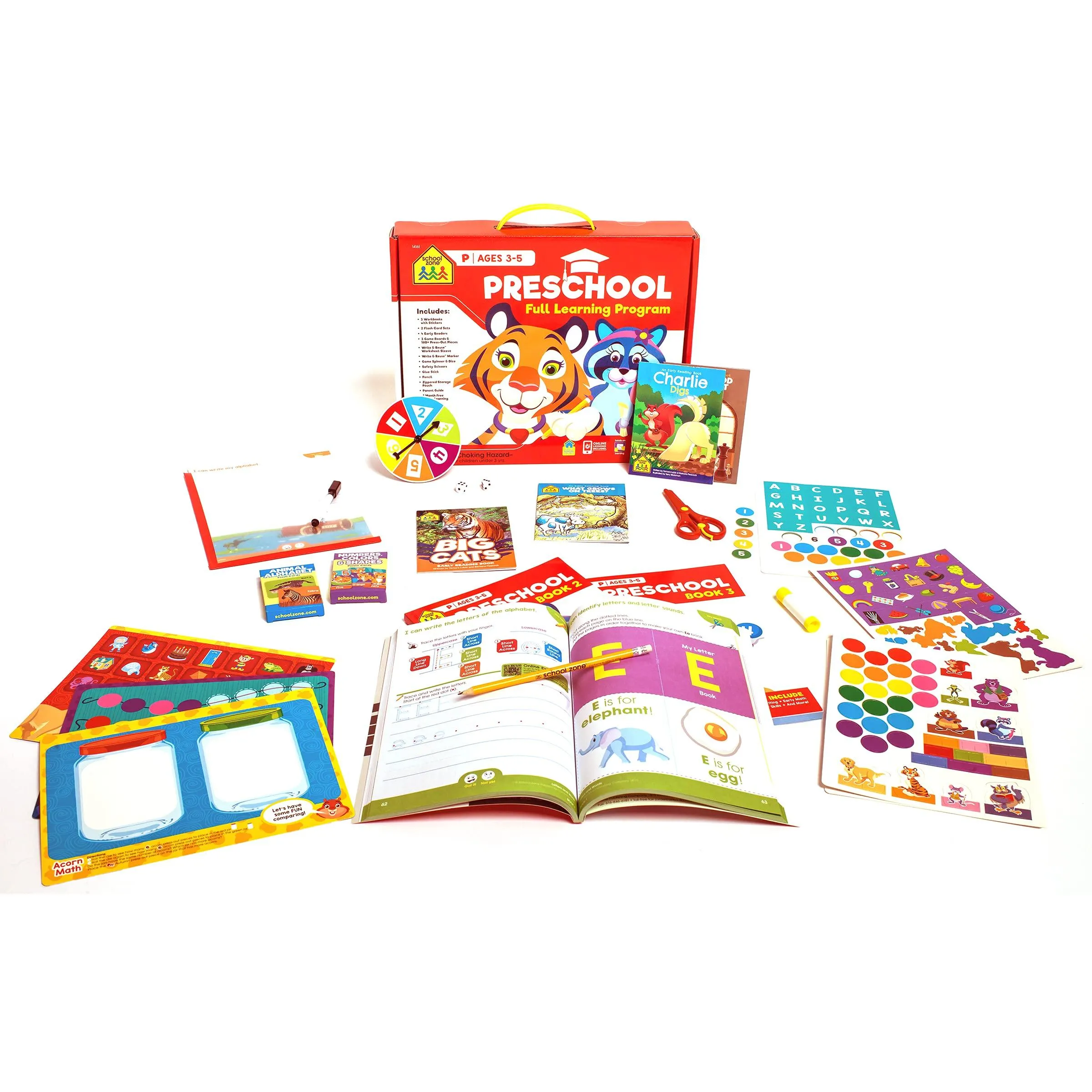 School Zone - Preschool Full Learning Program - Boxset Age 3-5