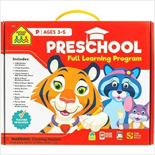 School Zone - Preschool Full Learning Program - Boxset Age 3-5