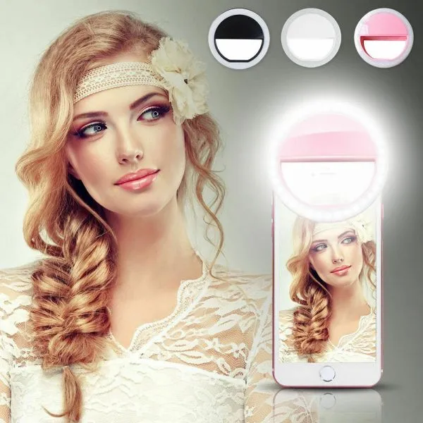 Selfie Ring Photography Flashlight