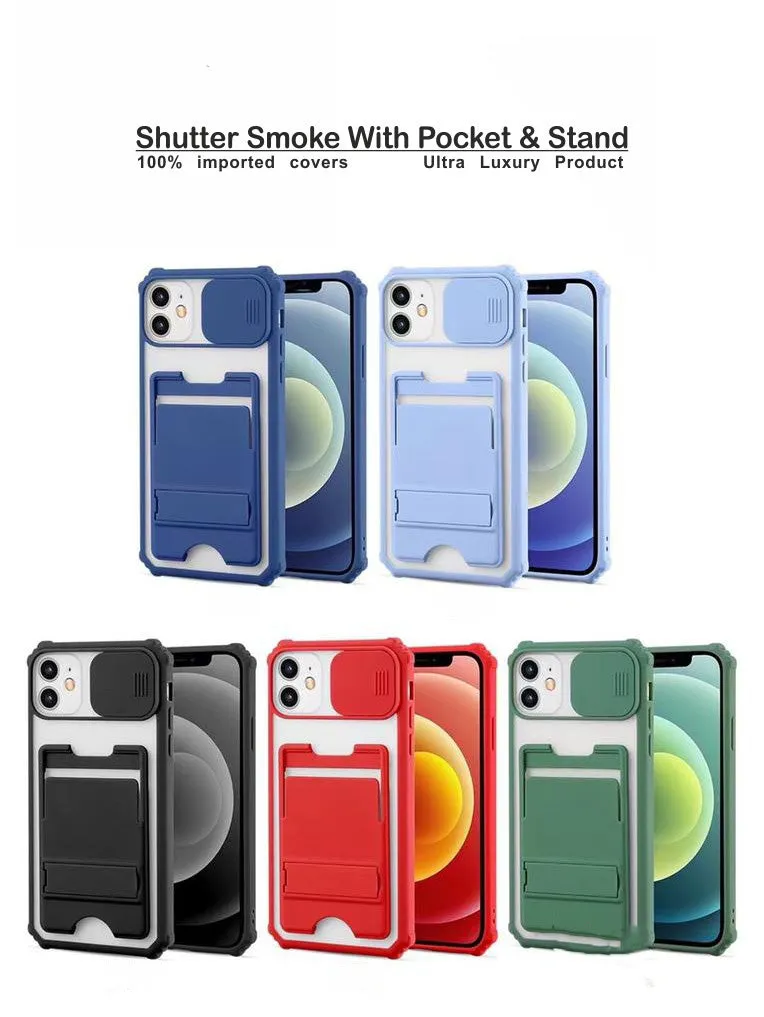 Shutter Smoke With Stand Hard Case For Realme