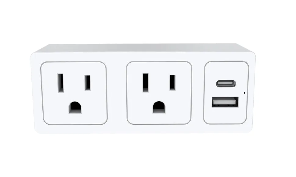 Slim 2 Outlet and 2 USB-A Surge Protector/ Slim 2 Outlet 1 USB-A 1 Type-C Surge Protector