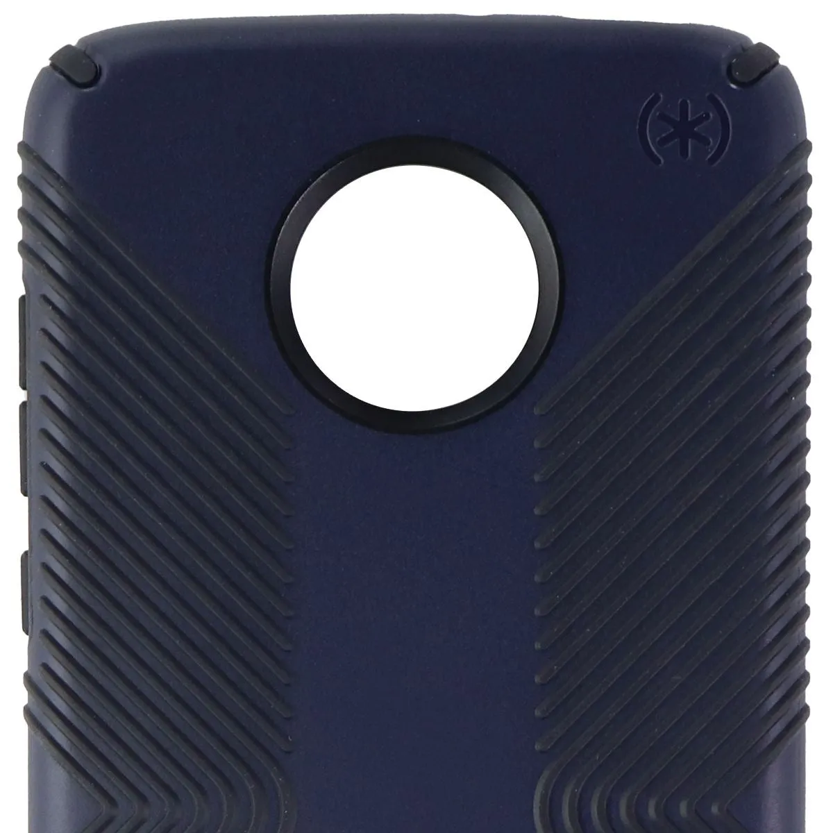 Speck Presidio Grip Case for Motorola Moto Z4 - Eclipse Blue/Carbon Black