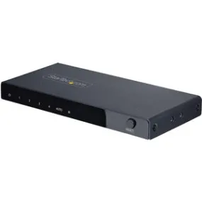 StarTech.com 4-Port 8K HDMI Switch, HDMI 2.1 Switcher 4K 120Hz HDR10 , 8K 60Hz UHD, HDMI Switch 4 In 1 Out, Auto/Manual Source Switching