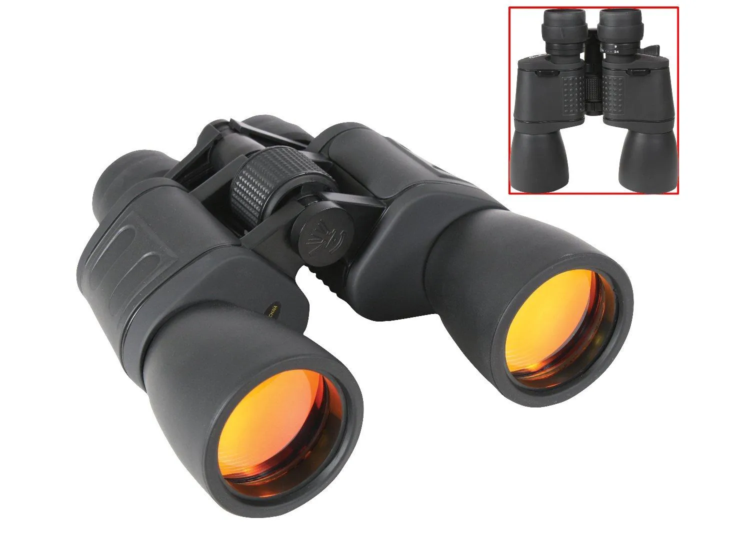 Tactical Choice Plus 8-24 x 50MM Zoom Binocular - Black