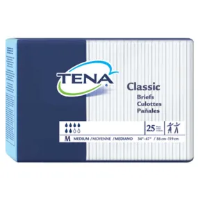 TENA 67720 Classic Briefs, Case of 100