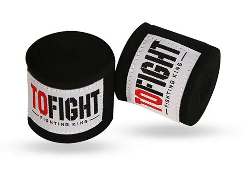 TOFIGHT MUAY THAI BOXING HANDWRAPS KIDS ELASTIC 3.5 m 4 Colours