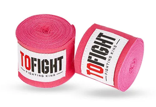 TOFIGHT MUAY THAI BOXING HANDWRAPS KIDS ELASTIC 3.5 m 4 Colours