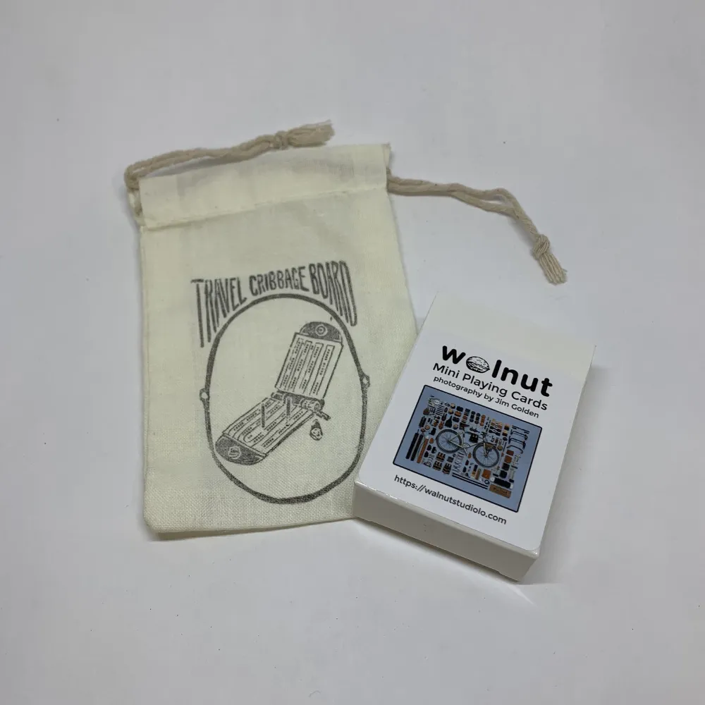 Travel Cribbage Gift Set (Cards & Bag Only)