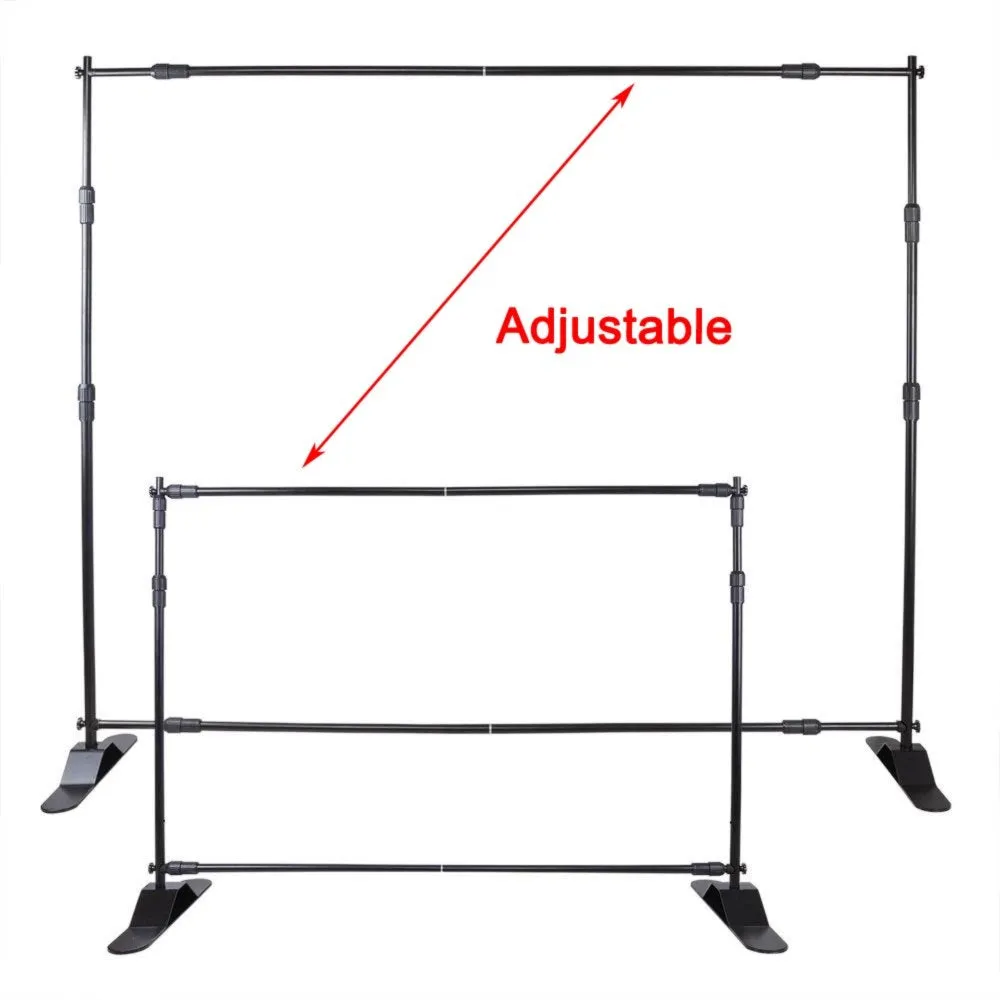 Vevor Backdrop Banner Stand Adjustable Telescopic Height and Width New