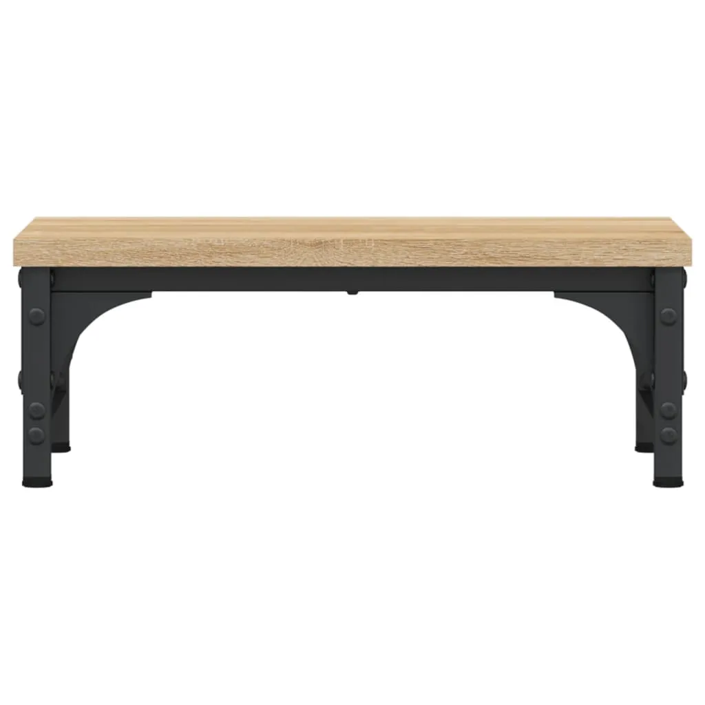 vidaXL Monitor Stand Sonoma Oak 37x23x14 cm Engineered Wood