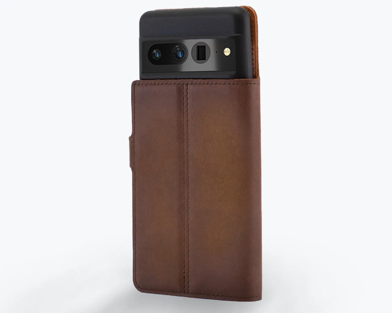 Vintage Leather Wallet - Google Pixel 6 Pro