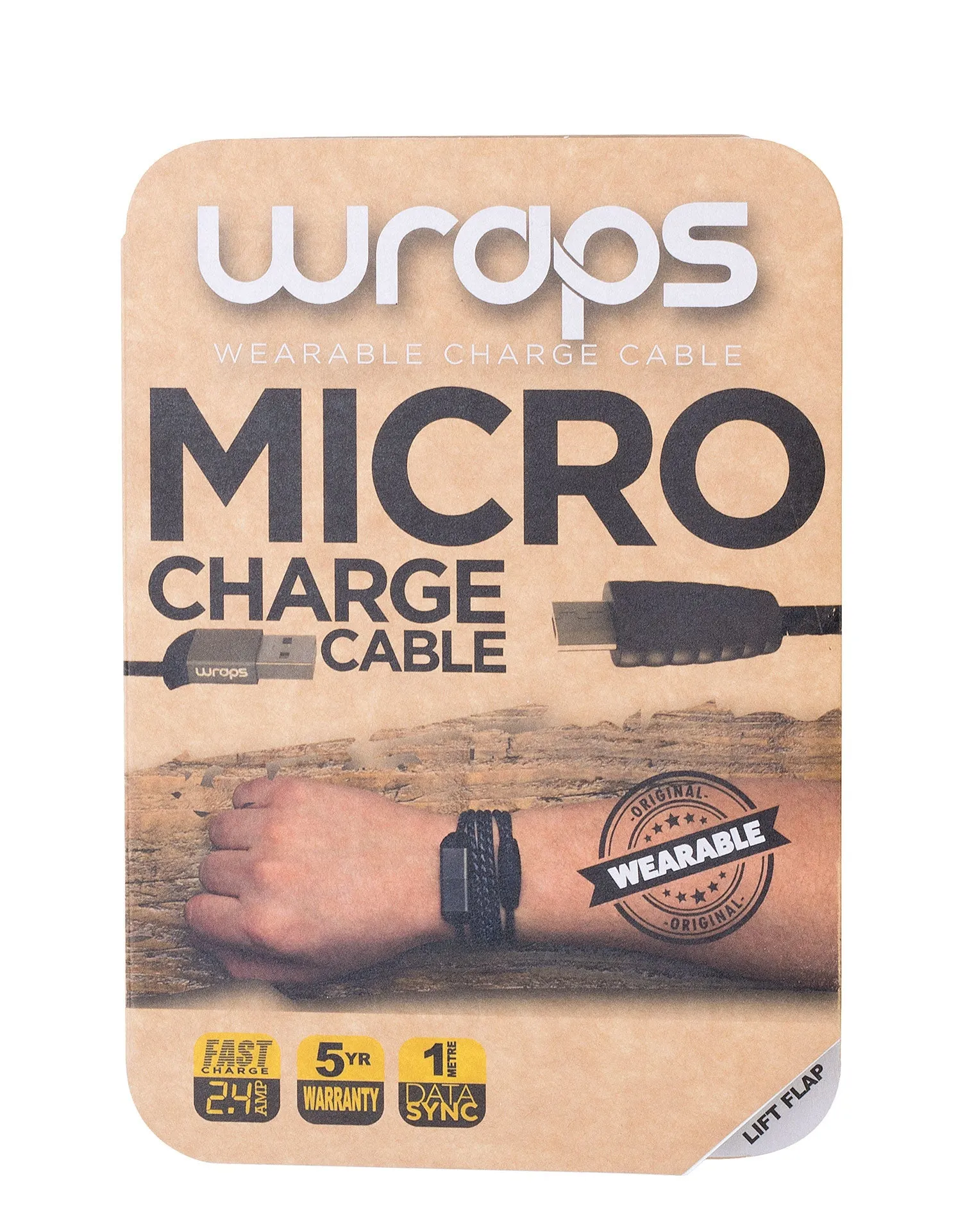 WRAPS Micro-USB Charge Cable