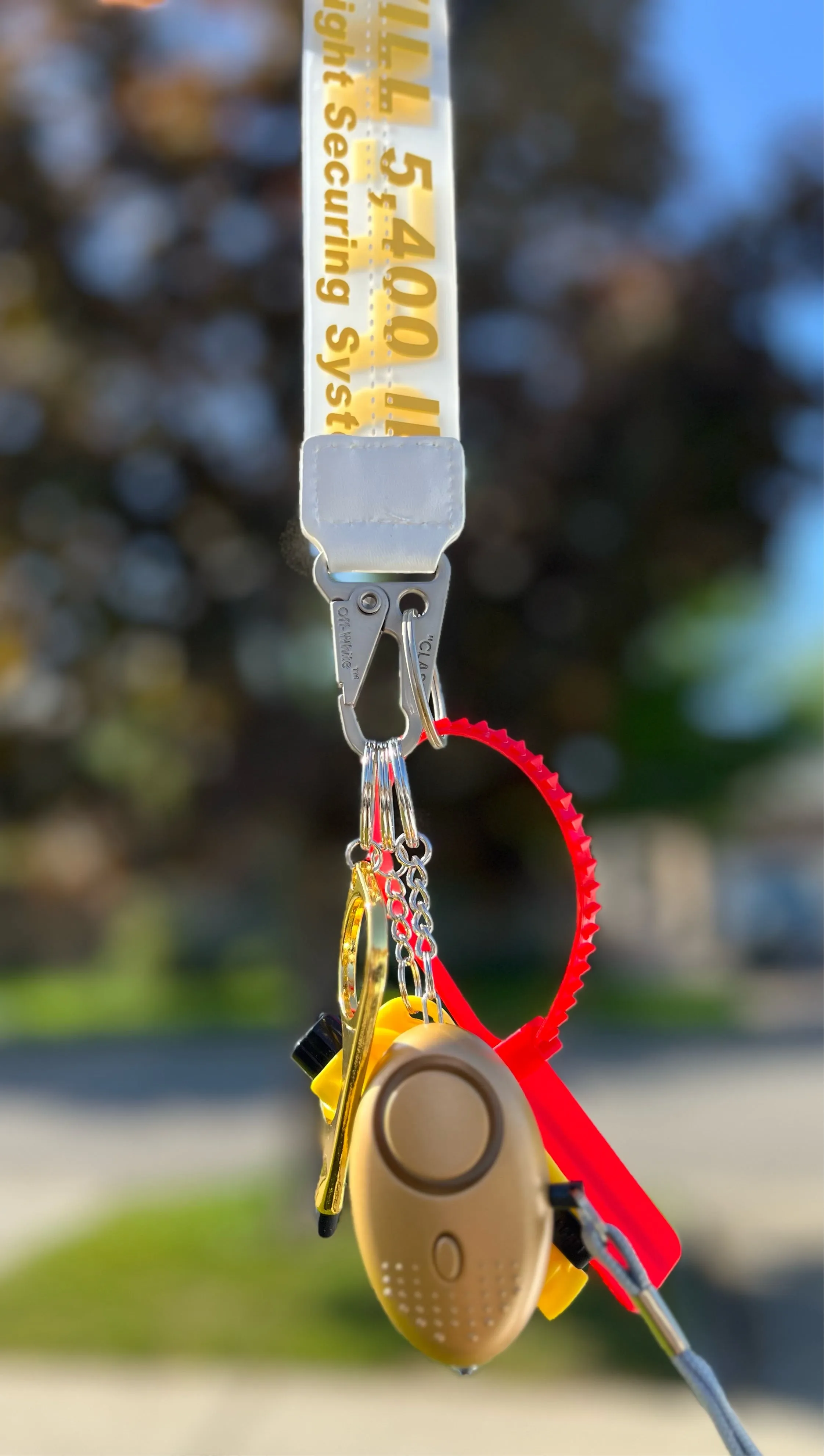 Yellow Essential Self-defence Keychain