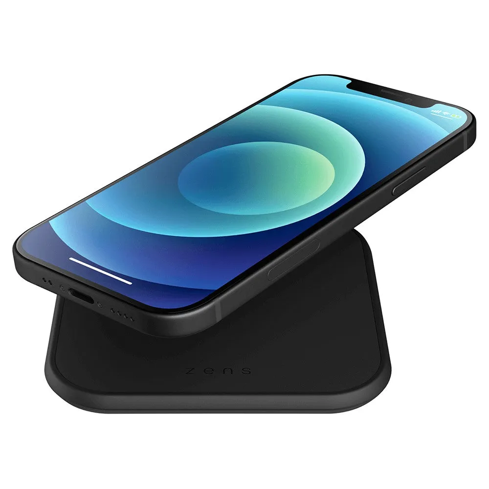 Zens Slim Line Fast Wireless Charger - Black | ZESC12B/00