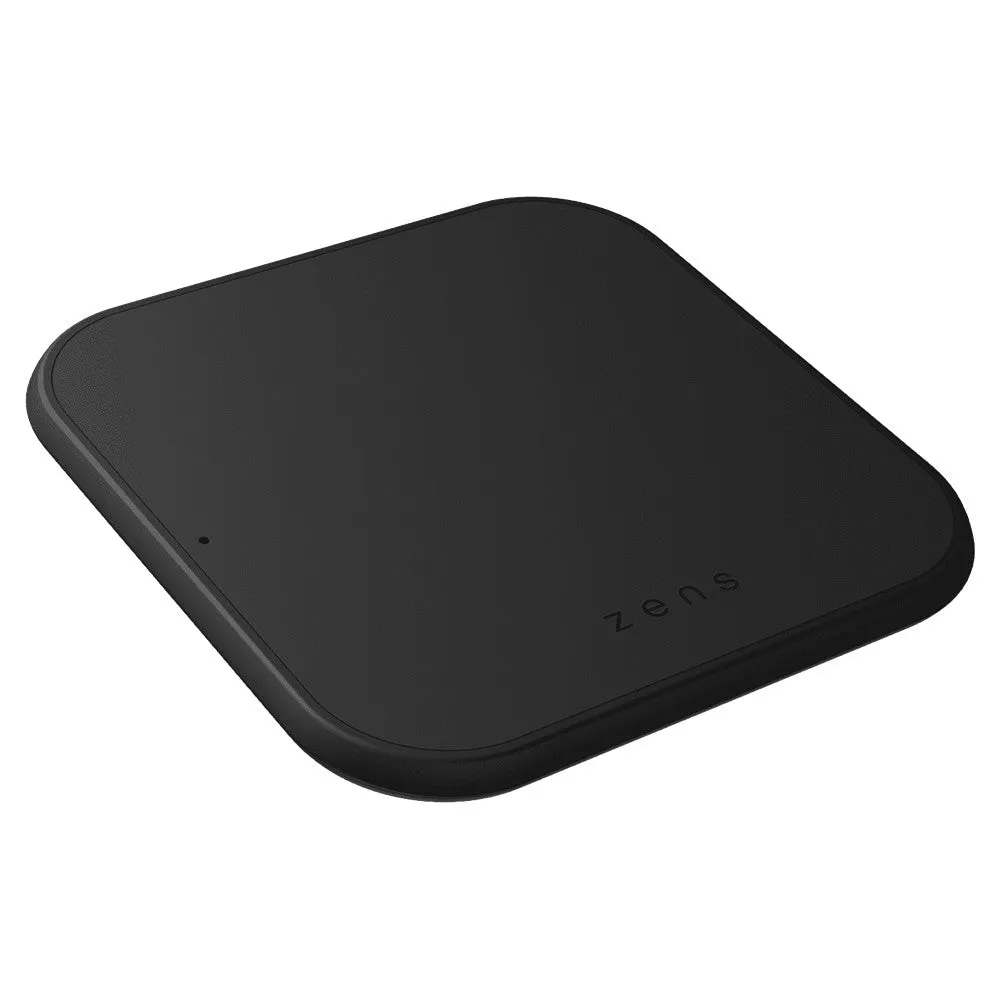 Zens Slim Line Fast Wireless Charger - Black | ZESC12B/00